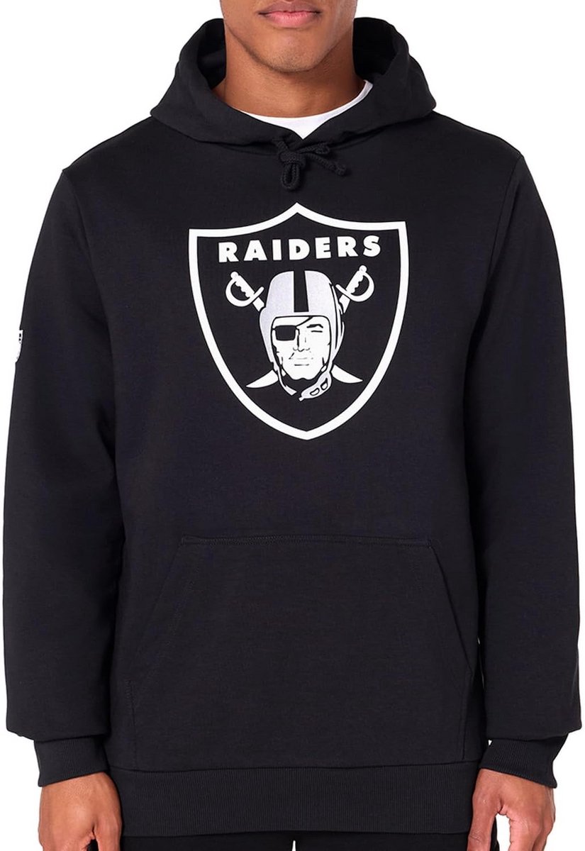 Hoody Sweater met Capuchon - American Football Team Sweater - Sportief Zwart