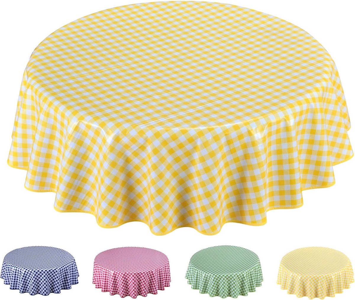 Ronde PVC Tafelkleed 140 cm Groen