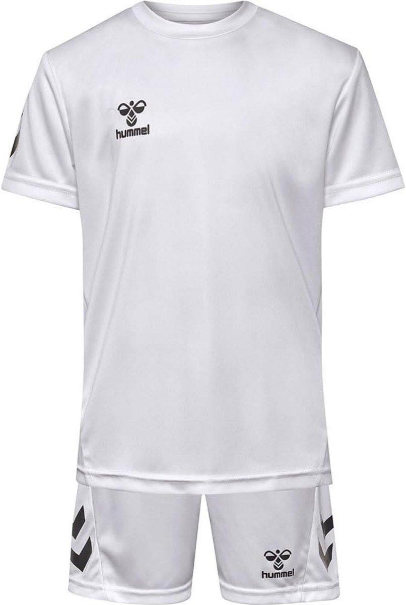 Sportset Kinderen Wit - Korte Mouw Shirt en Broek Set