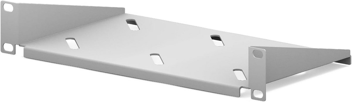 1U Legplank 10 Inch voor Serverkast en Netwerkkast - Zware Belasting Staal