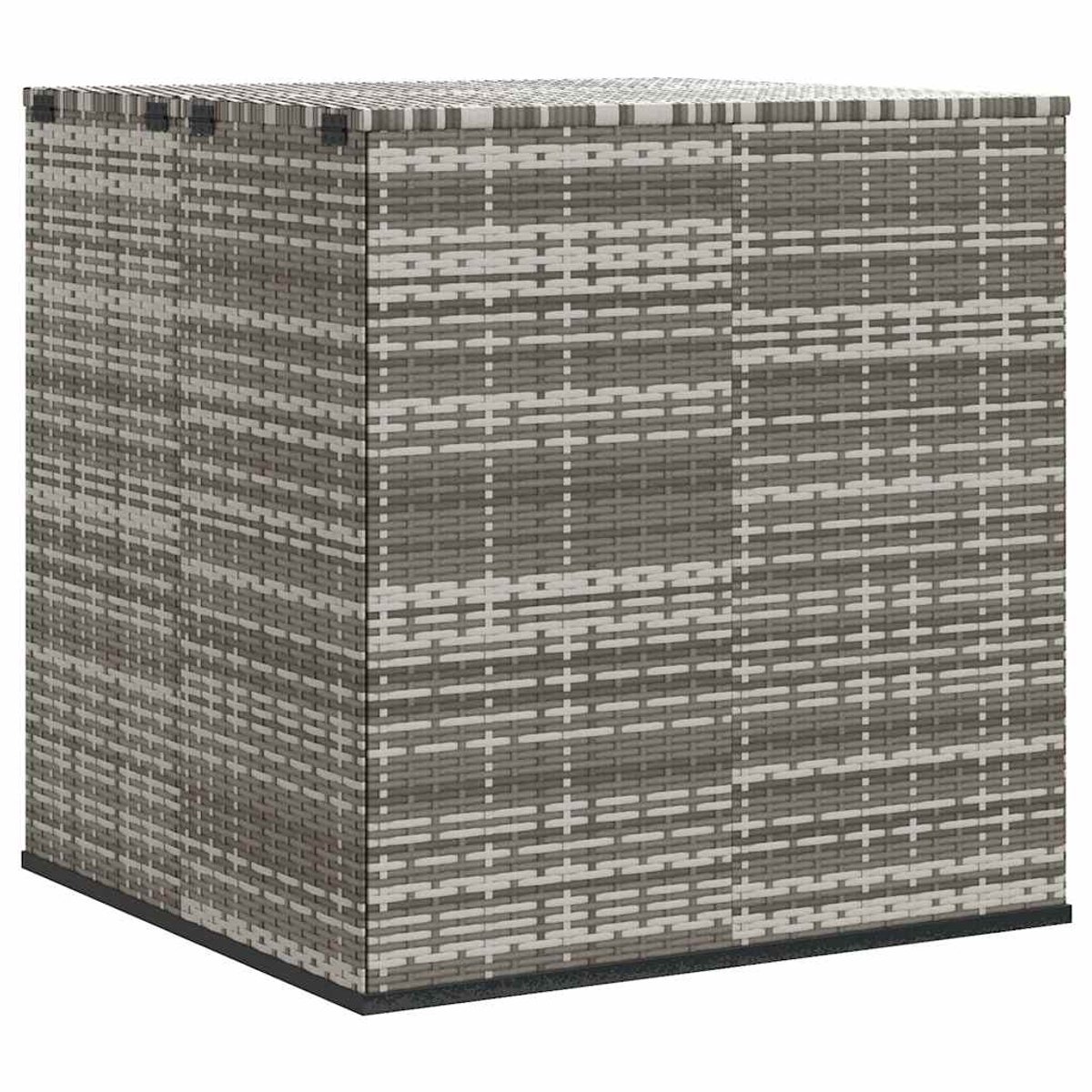 vidaXL - Tuinbox - 100x97,5x104 - cm - polyetheen - rattan - grijs