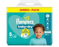 Pampers Baby Dry Luiers Maat 5 (11-16 kg) 72 stuks