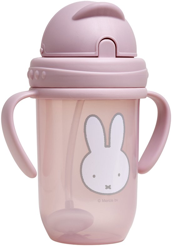Nijntje Rietjesbeker met Handgrepen - 260 ml - Roze van Merkloos — afbeelding 2