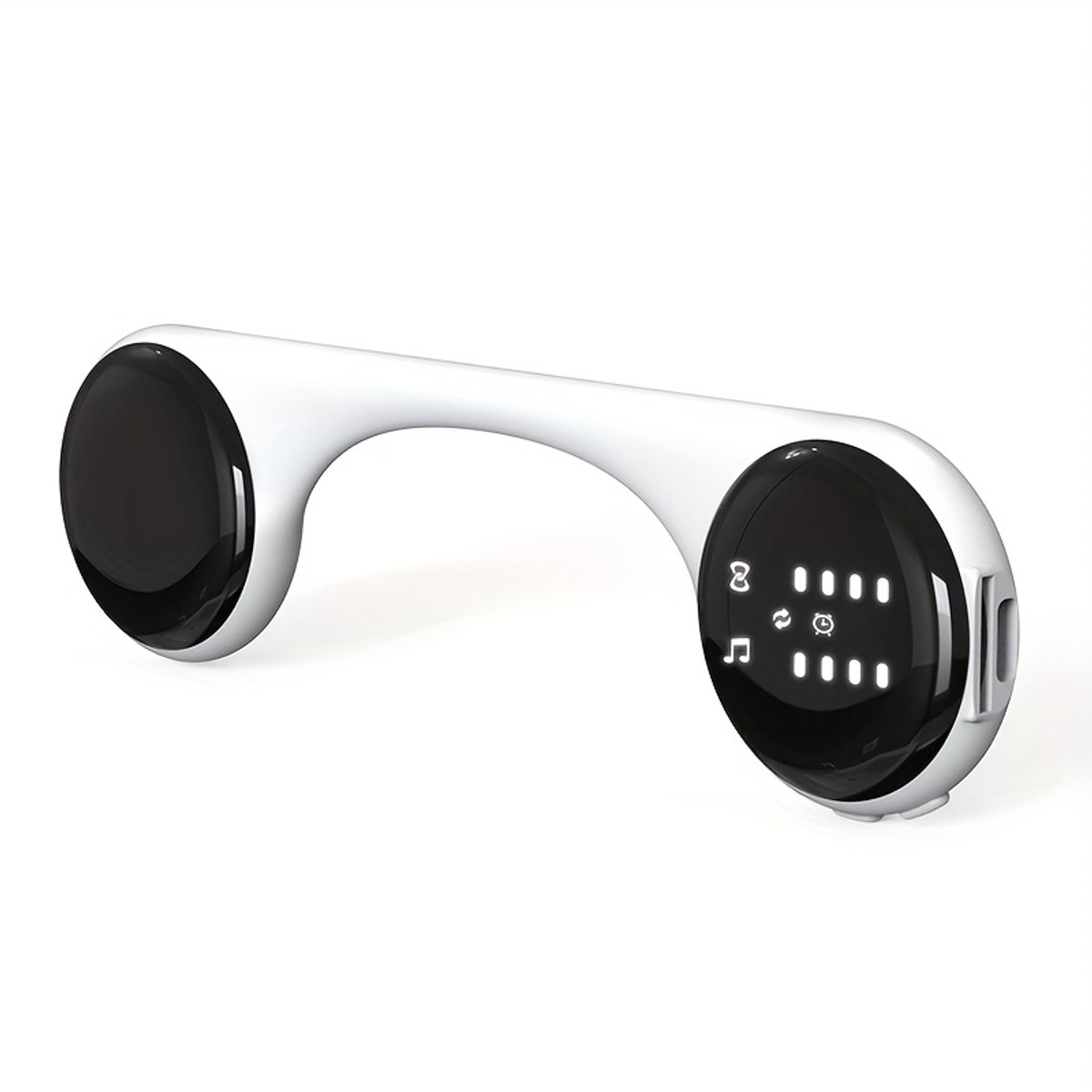 Bluetooth-slaapluidspreker met botgeleiding, slaaphulpmiddel voor onder het kussen, witte ruisspeler, compatibel met TF-kaartsleuf, oorvriendelijk, draagbaar slaaphulpmiddel (wit).