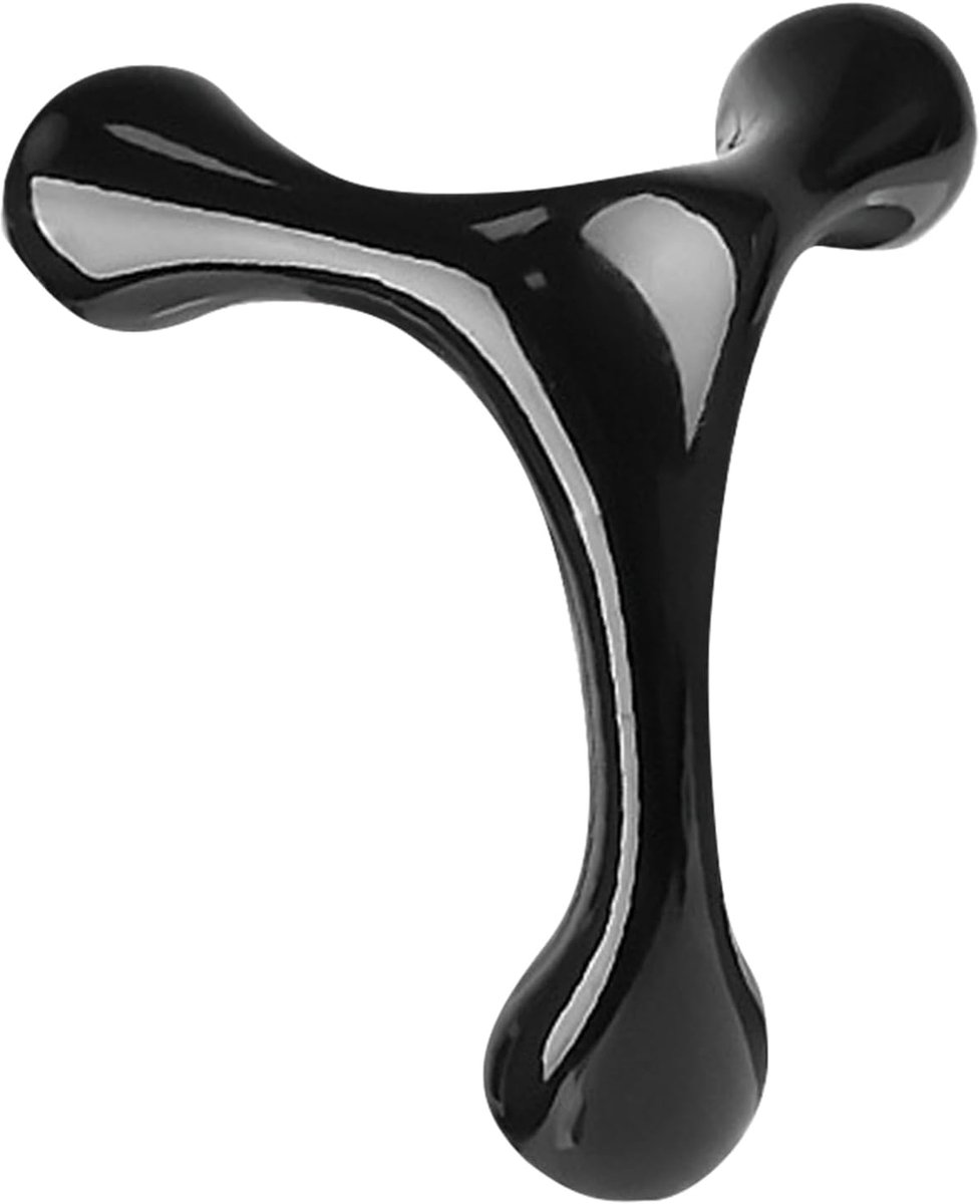 Massage Gereedschap - Diepe Weefsel Tool - Spierontspanning Rug - Ergonomische Handgreep - 17 x 16 x 5 cm - Zwart