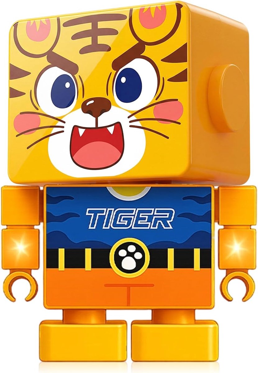 Dansende Tijger Knuffel - Grappig Dier - Rollenspellen - Dynamisch Dansontwerp - 17 x 12 x 8 cm - Meerdere kleuren