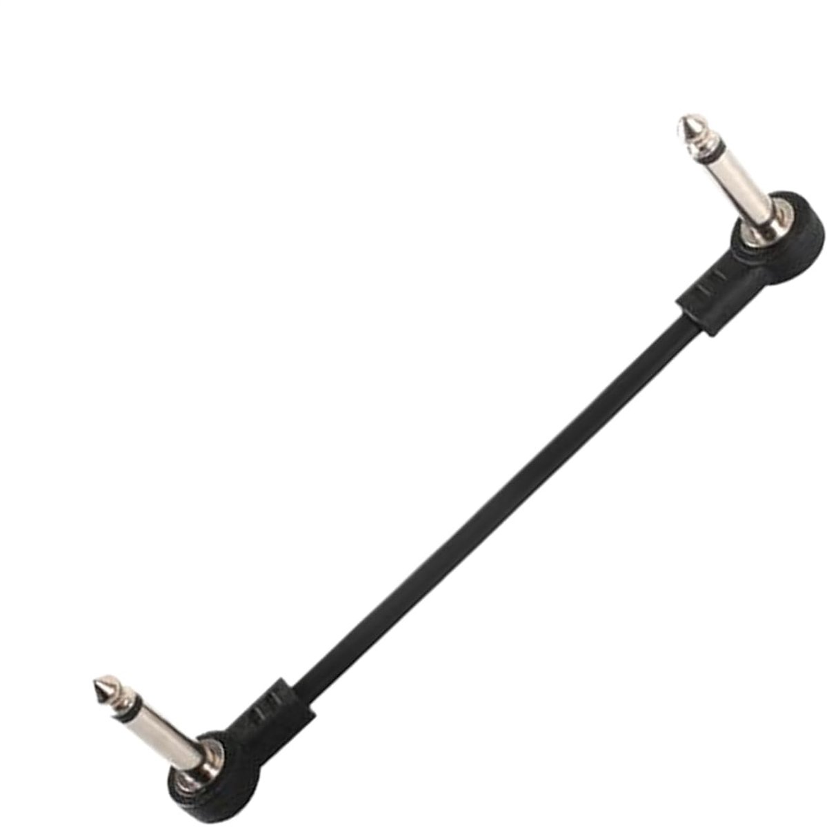 Instrumentkabel - Effectkabel - Muziek Maken - Laag Profiel Ontwerp - 15 cm