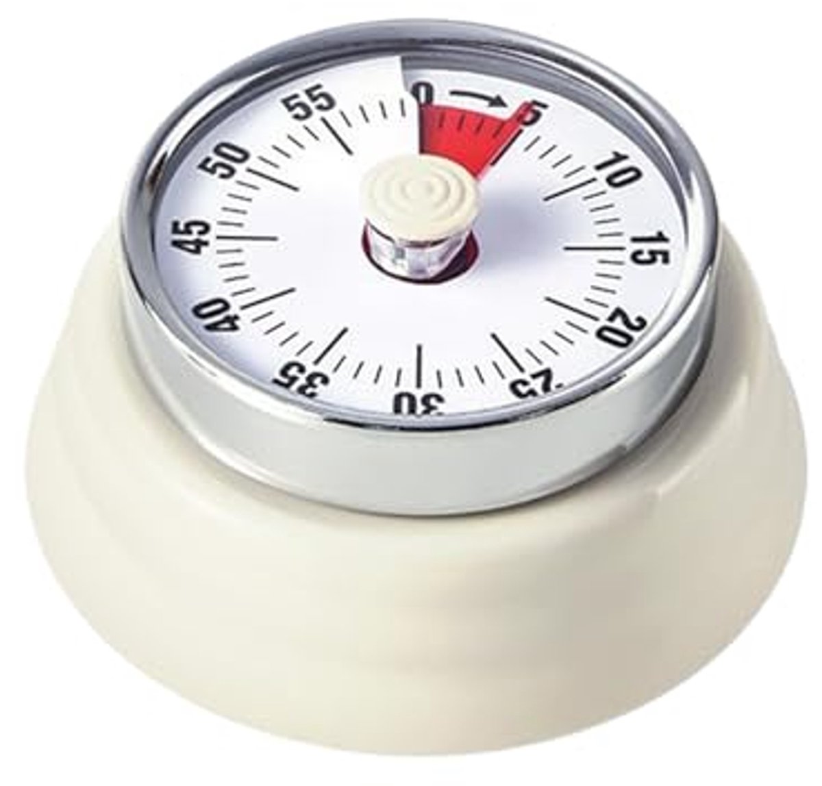 Mechanische kookwekker – Opwindbare afteltimer, 75 dB, met geluidssignaal | Visuele timer van 60 minuten – Voor keuken, thuis, kantoor, klaslokaal, studie, werk, koken en bakken