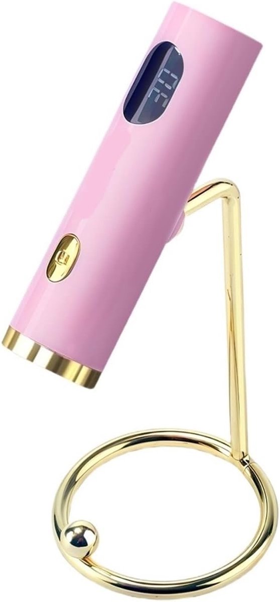 Draagbare UV Lamp - Handheld Gel Droger - Nagels Uitharden - Afneembaar Ontwerp - Wit Roze