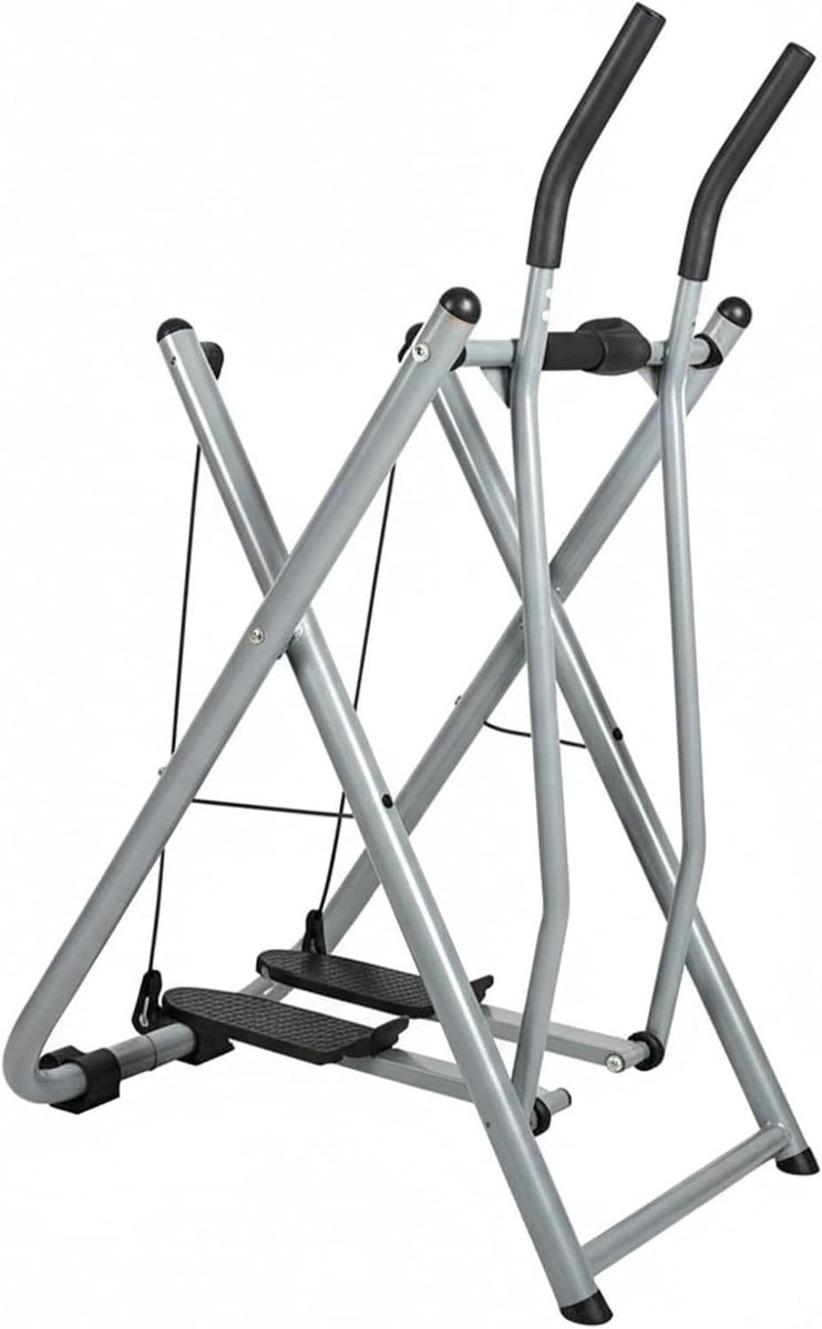 Opvouwbare Trainer - Elliptische Fiets - Full Body Workout - Low-Impact Training - 58 x 88 x 151 cm - Zilver