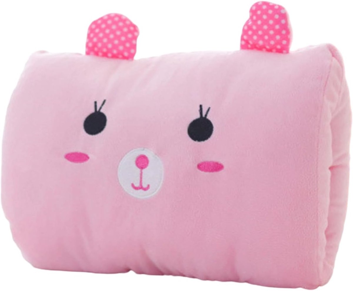 Knuffelkussen Handwarmer - Zachte Armsteun - Thuis Kantoor - Geïntegreerd Vak - 30 x 20 cm - Multicolor