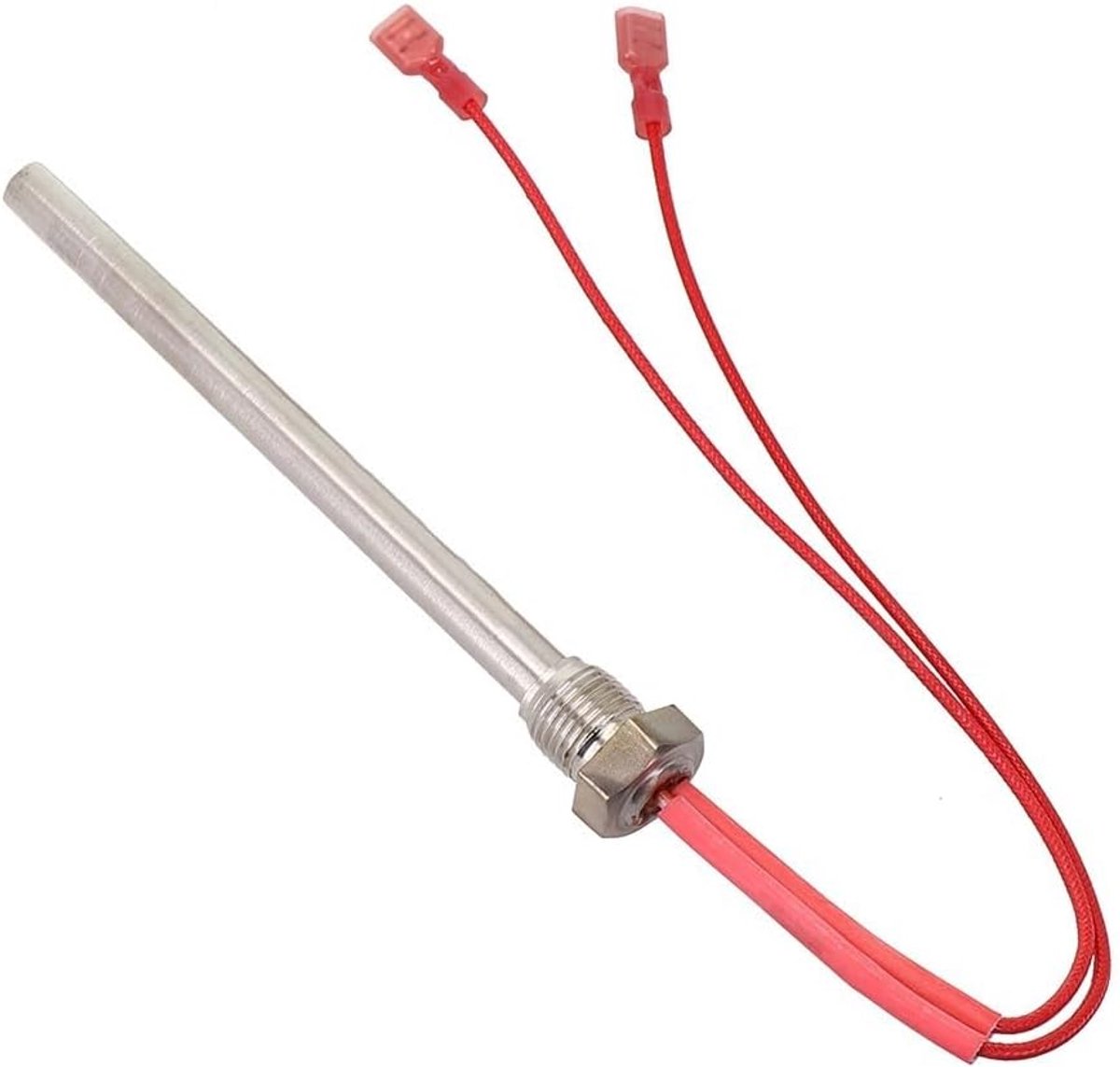 Pelletkachel Ontsteker - Gloeibougie - Efficiënte Warmte - Hoge Temperatuur Bestendig - 10x170 mm - Zilver