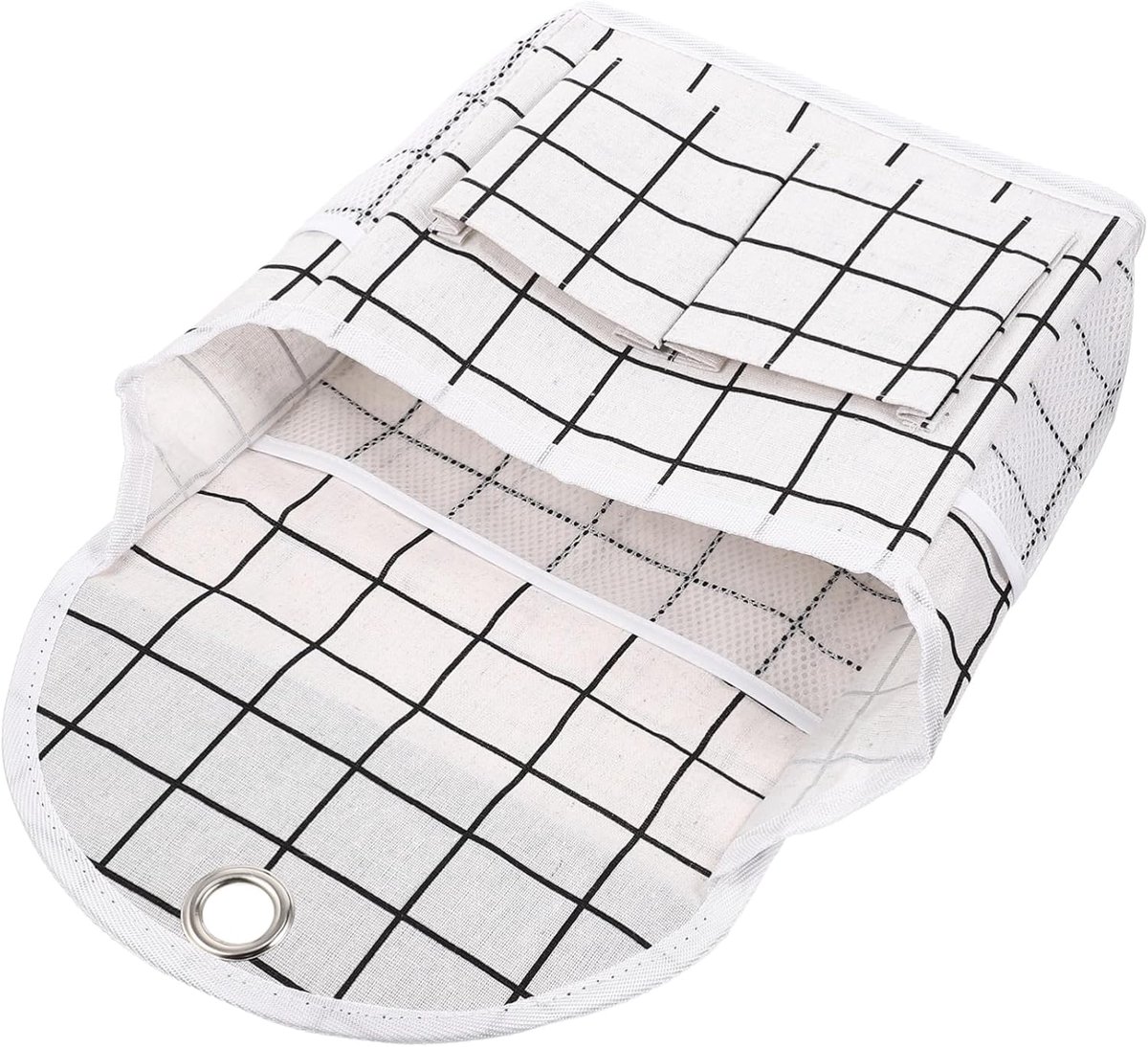 Hangende Opbergtas - Wand Organizer - Bed Opbergruimte - Grote Capaciteit - 24x10.5x40CM - Wit
