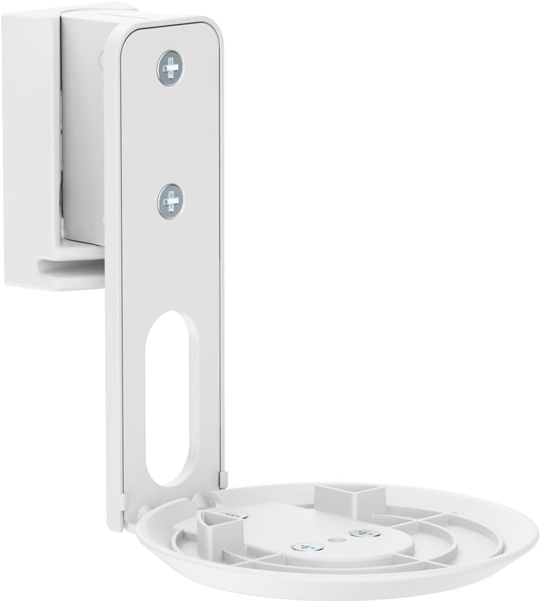 Muurbeugel - Speakerhouder - Sonos Plaatsen - Stevig Metaal - 15x11x18 cm - Wit