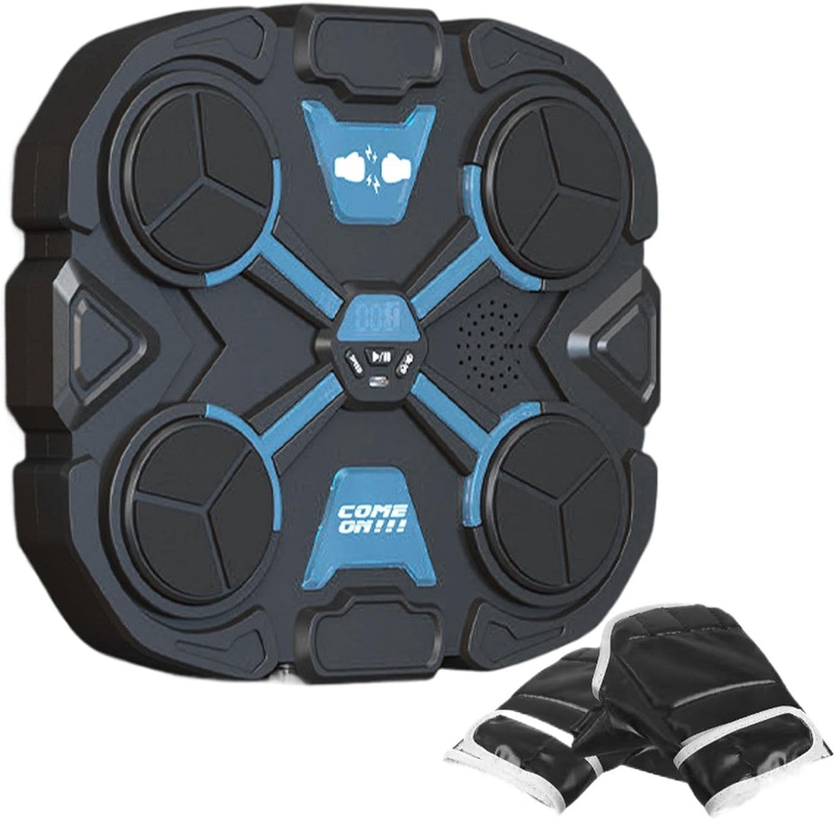 Muziek Boksmachine - Slimme Bokstrainer - Thuis Sporten - Muziek Integratie - 32x28x4cm - Meerkleurig