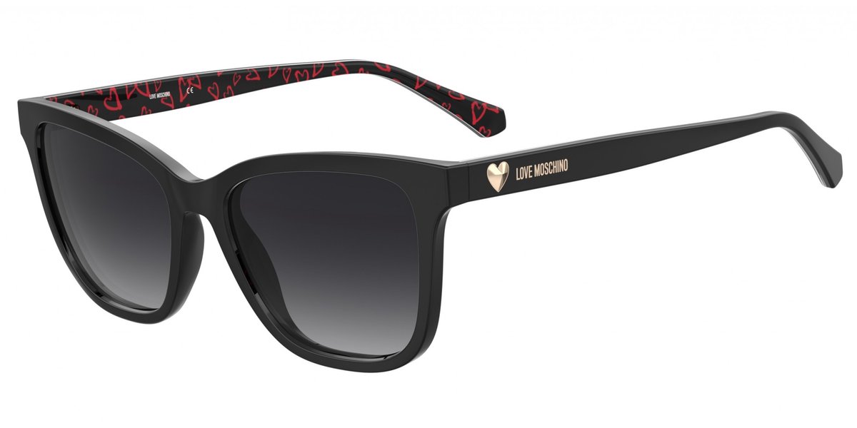 Moschino Love MOL078/S Black pattern black 54/17/140 WOMAN Zonnebrillen