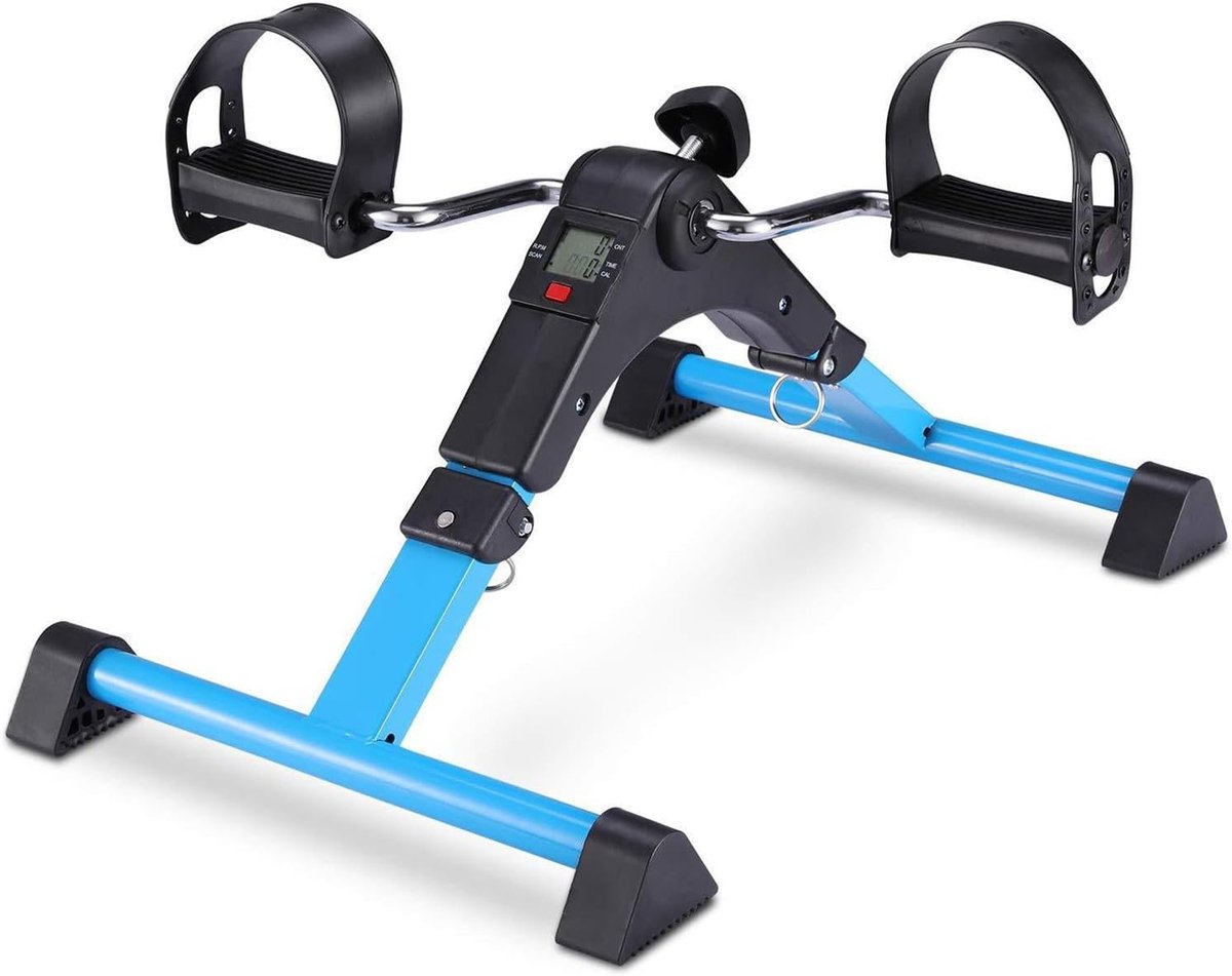 Mini Fiets Trainer - Arm Pedal Trainer - Thuis Fitness - Opvouwbaar Ontwerp - Compact - Zwart