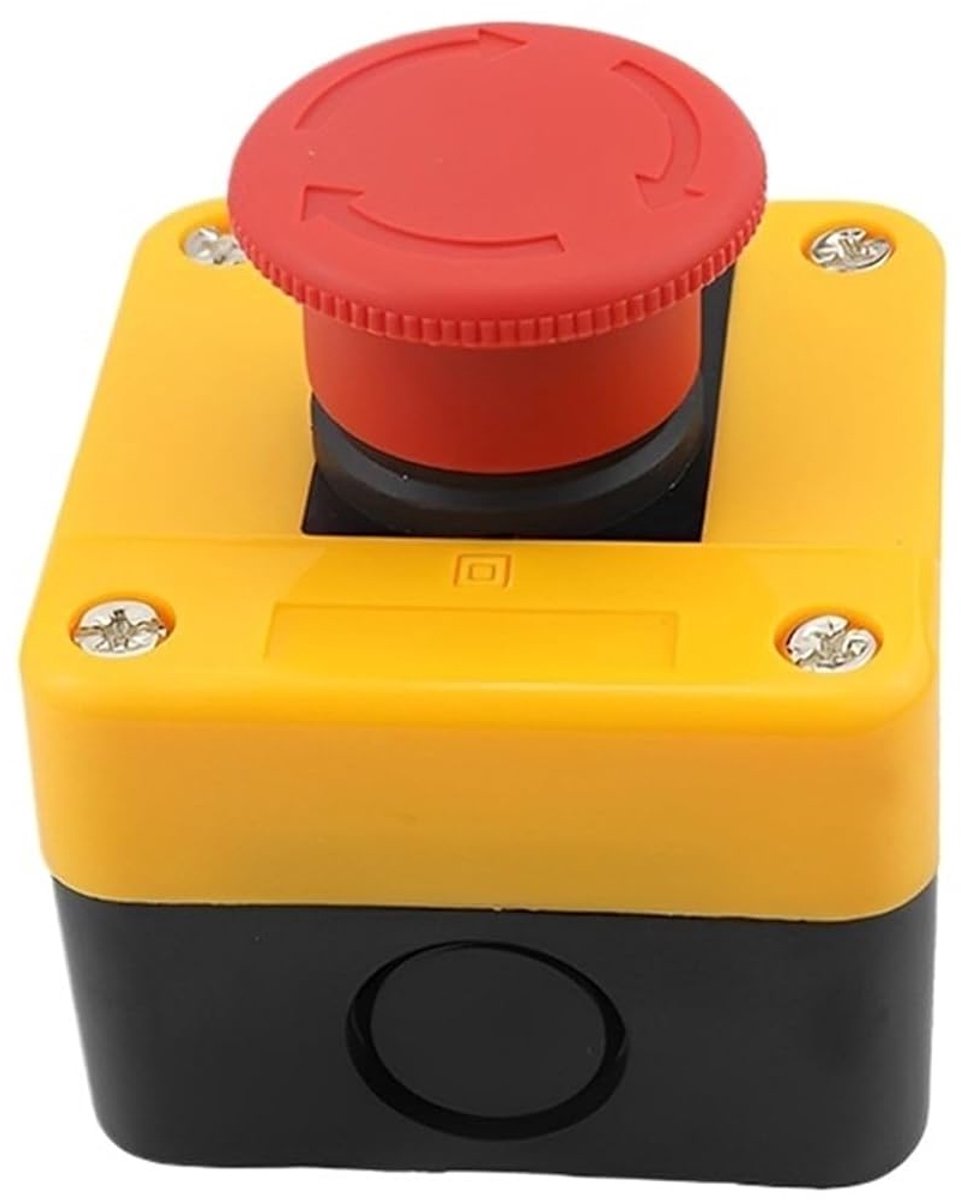 Noodstop Drukknop - Schakelaar - Machine Bediening - Waterdicht Ontwerp - 1x1x1 cm - Rood
