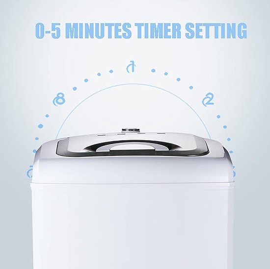Draagbare Wasmachine - Compacte Wasmachine - Kamperen en Reizen - 2-in-1 Wassen Centrifugeren - 75 kg Capaciteit — afbeelding 4