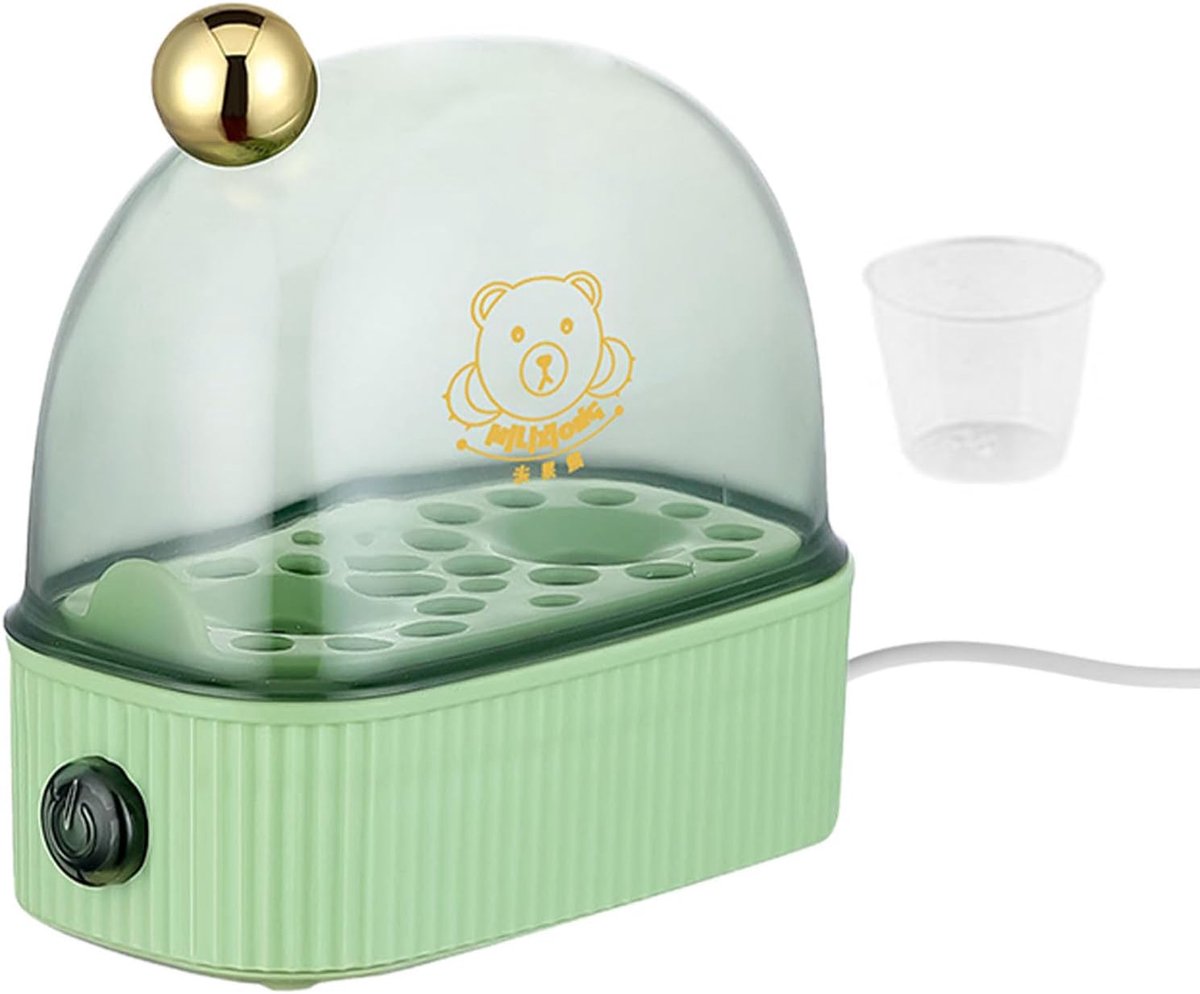 Elektrische eierkoker Apparaat voor eieren Snel ontbijt maken Automatische uitschakeling Compact formaat