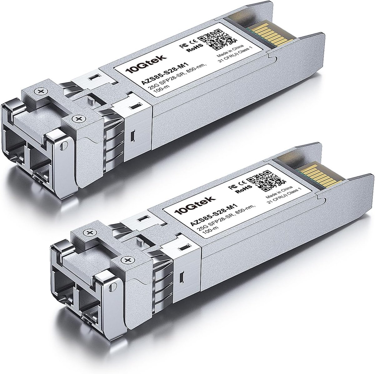Netwerk Transceiver - SFP28 Module - Snelle Dataoverdracht - 100 Meter Bereik - 850nm MMF