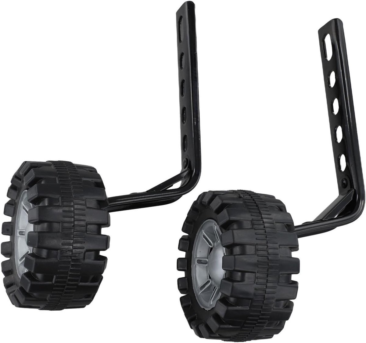 Fietsstabilisatoren - Oefenwielen Fiets - Leren Fietsen - Verstelbare Beugel - 14-20 Inch Wielen - Zwart