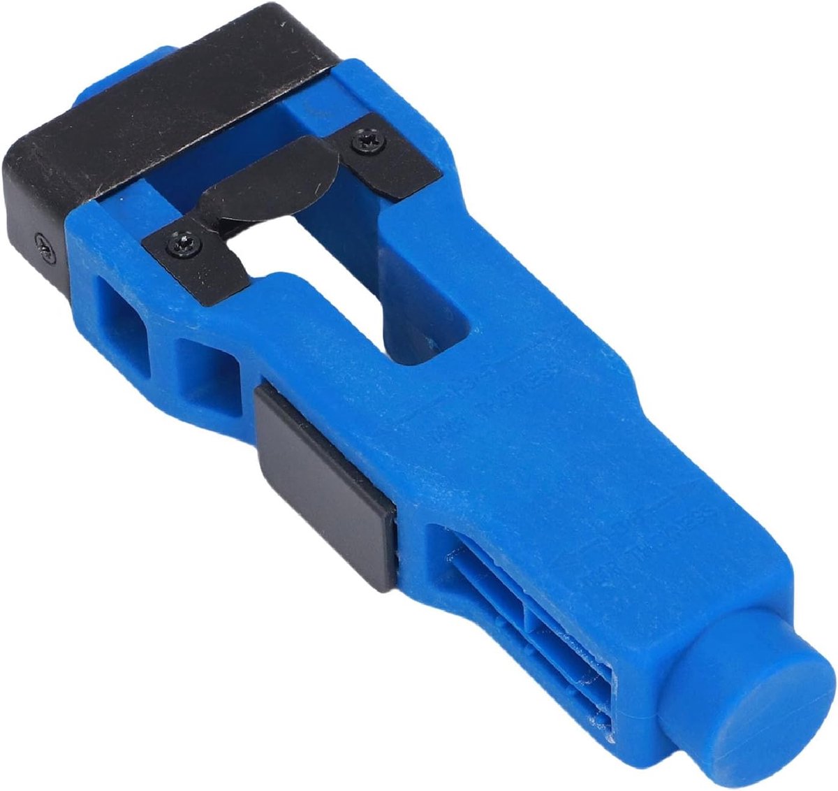 Deurslot Insteekgereedschap - Slot Installatie Gids - Efficiënt Sloten Plaatsen - Automatische Uitlijning - 18 cm Lengte - Blauw