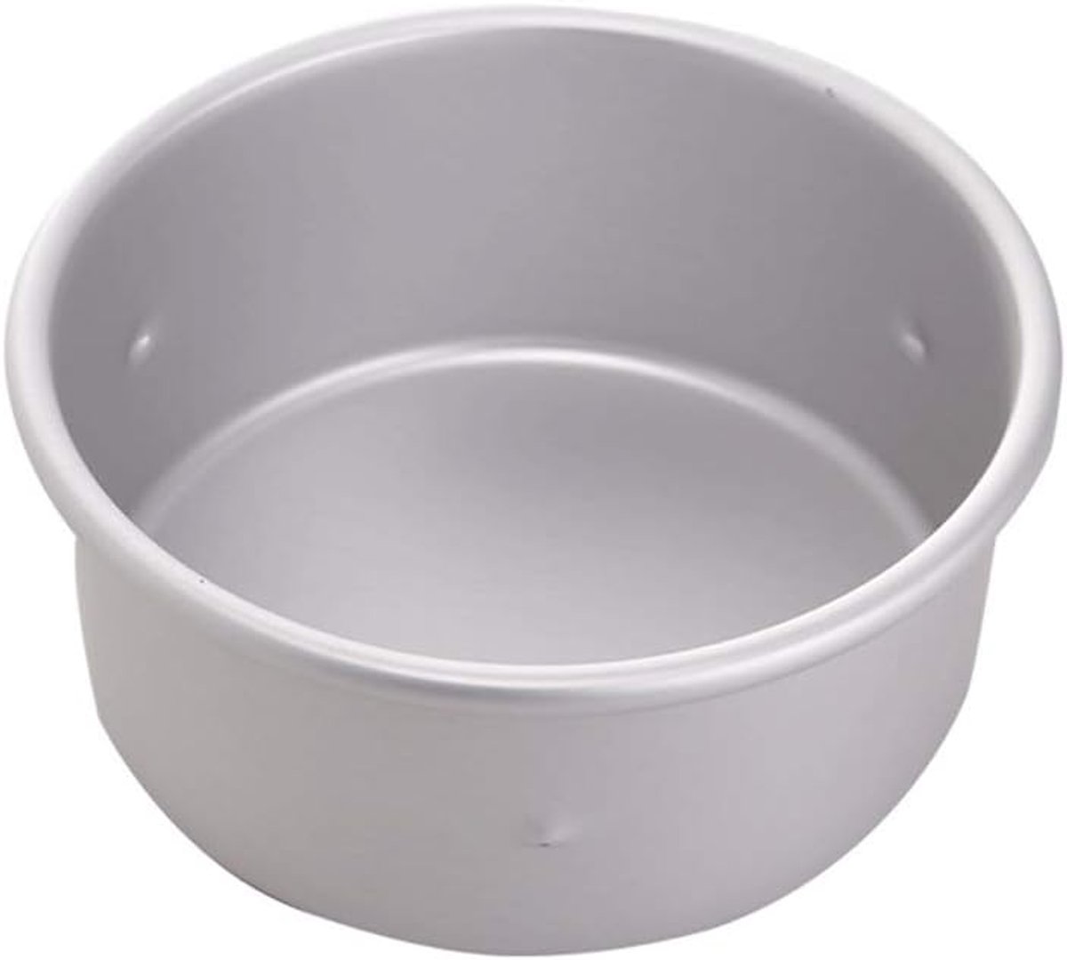 Ronde Cakevorm - Bakvorm Taart - Zelf Bakken - Naadloze Structuur - 6 Inch - Zilver