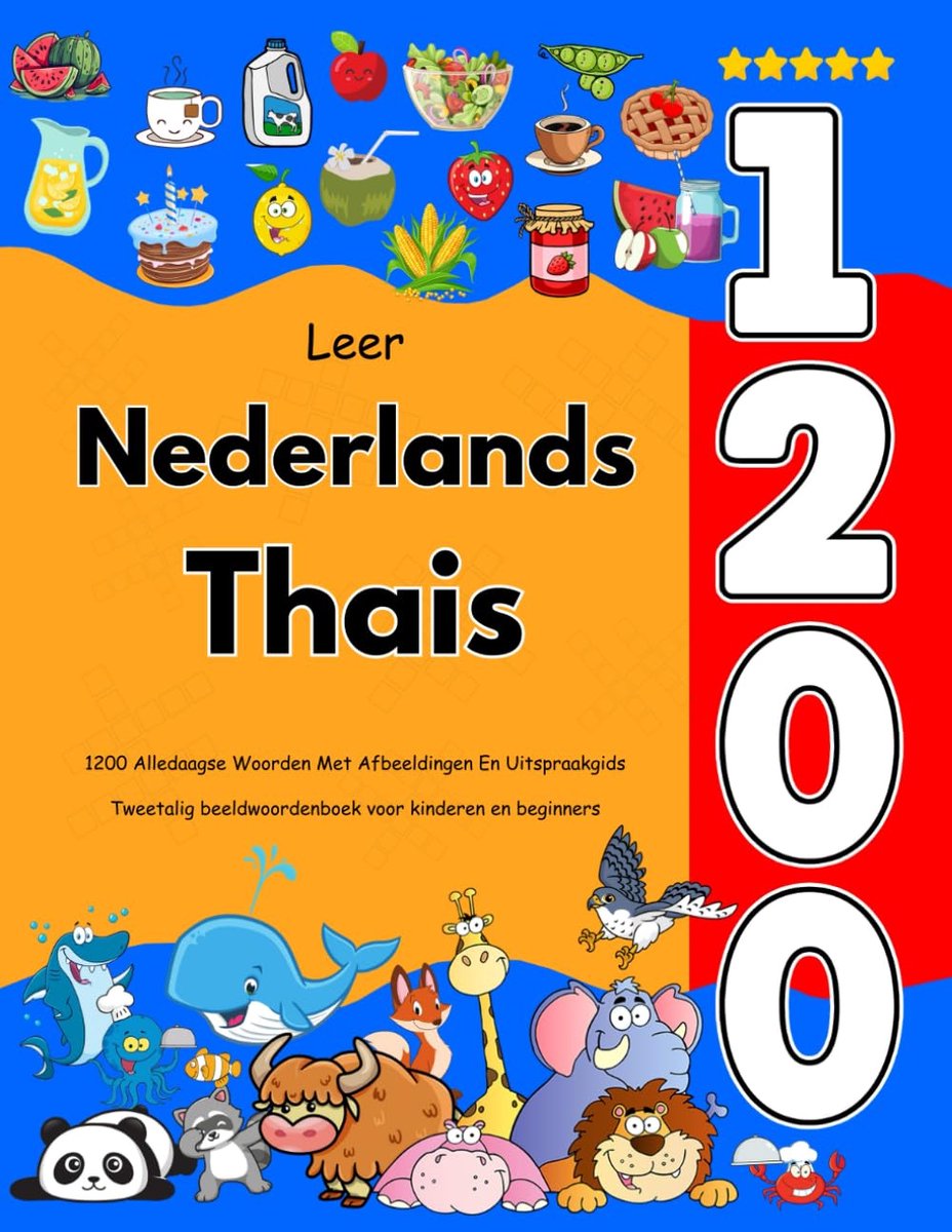 Tweetalig Woordenboek - Kinderen Beginners - Taal Leren - 1200 Woorden Afbeeldingen - Groot Formaat