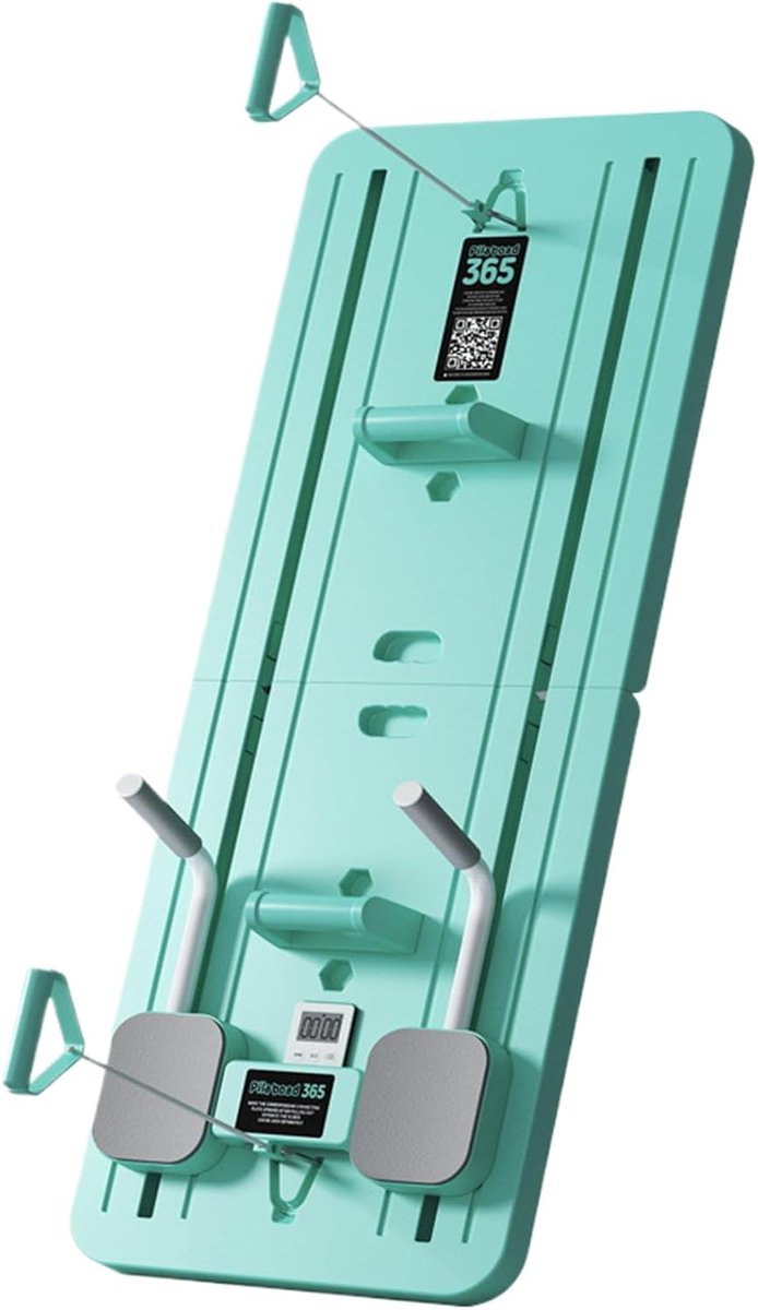 Pilates Bord - Core Trainer - Fitness Thuis - Multifunctioneel Ontwerp - 106x41 cm - Groen