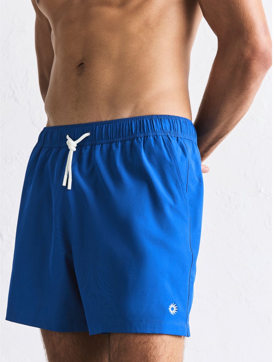 Next - Heren - MotionFlex 5-inch zwemshort - Blauw