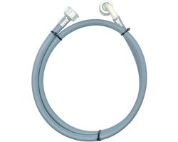 Fixem 2,5m wasmachine / vaatwasser aanvoerslang - geschikt voor Bosch, AEG, Samsung, Siemens, Beko, LG, Whirlpool, Inventum - waterslang - toevoerslang - 250cm - 1 Stuk