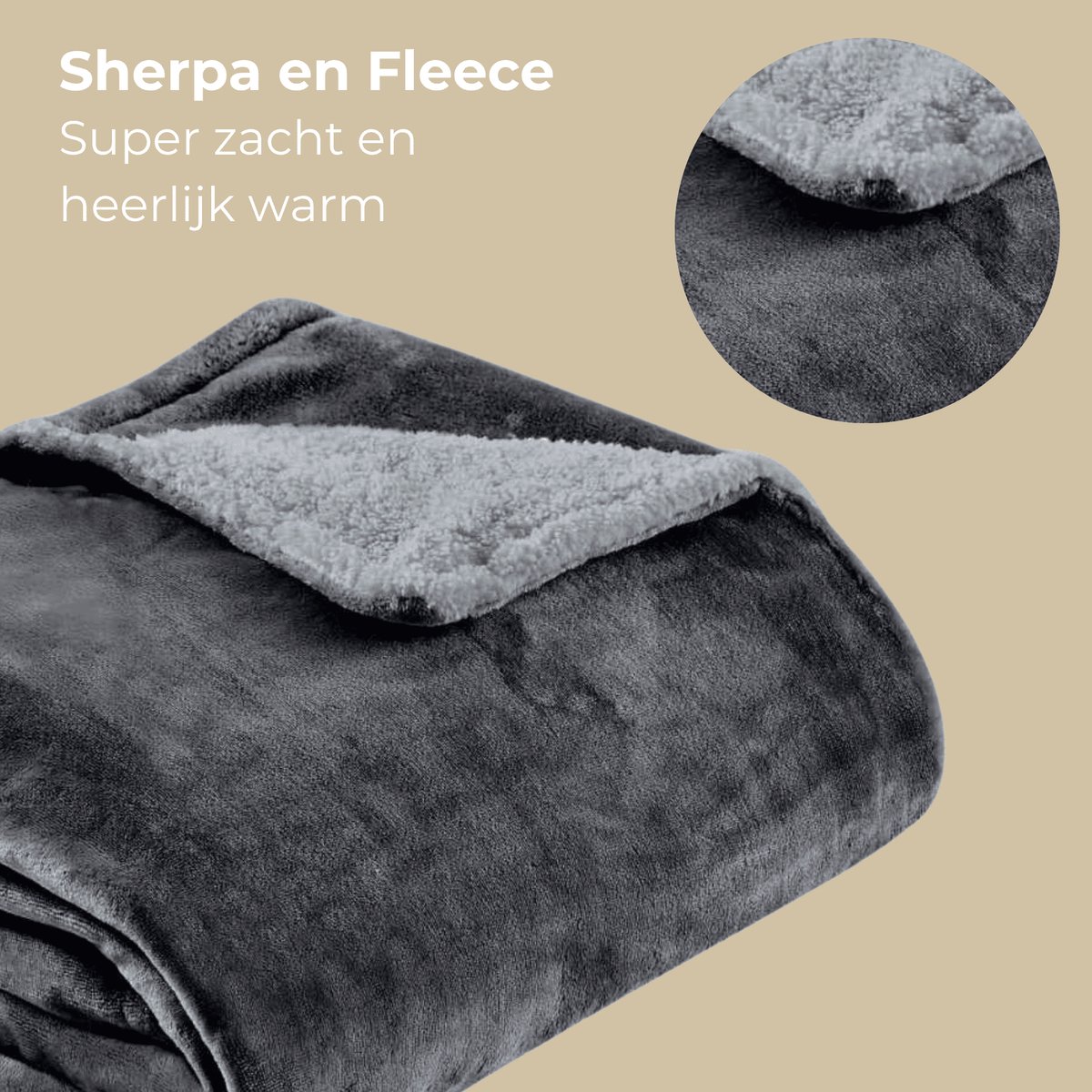 Luvego Elektrische Deken 1 Persoons Bovendeken & Warmtedeken - 160x120CM - TÜV GS - Omslagdeken & Knuffeldeken - 3 Warmtestanden - 120W - Verwarmingsdeken Fleece Plaid - Grijs – foto 6
