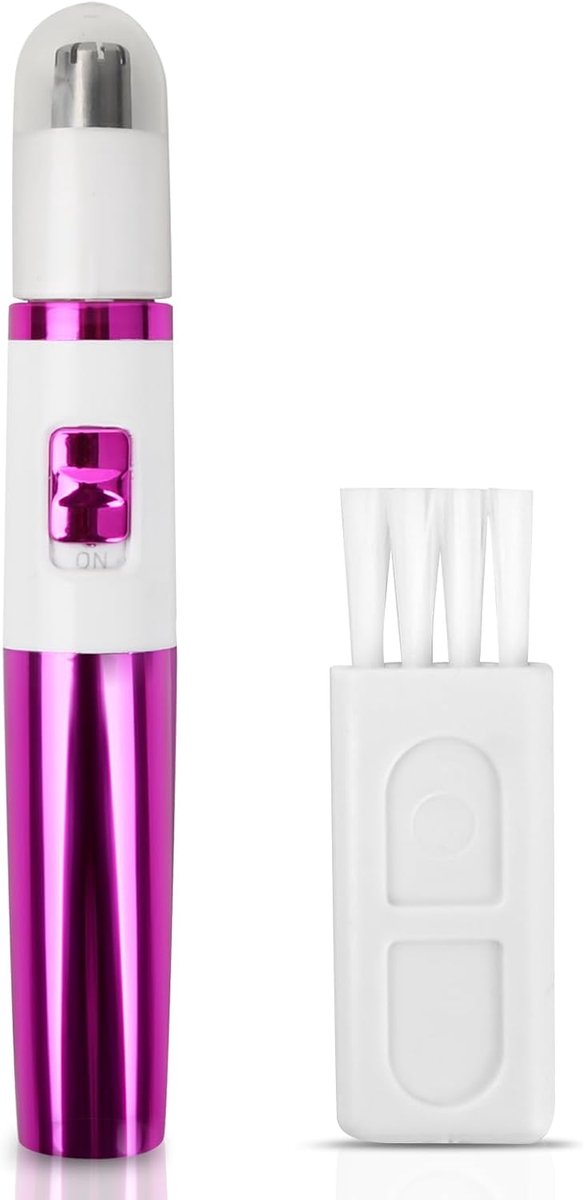 Pijnloze Neus- en Oortrimmer - Waterdichte Batterij Operated Trimmer met Reinigingsborstel