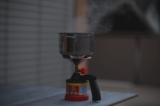 Campingkooktoestel met Gaspatroon en Windscherm - Compact en Robuust Koken Onderweg — afbeelding 3