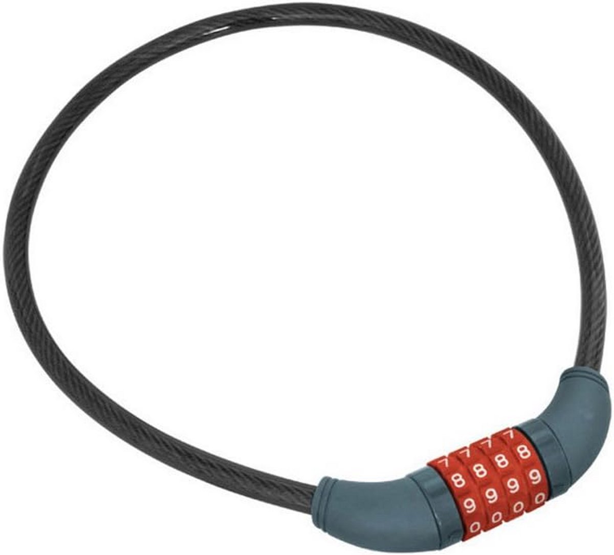Fietskabelslot met Selecteerbare Cijfercode - 10x650mm, 10.000 Combinaties