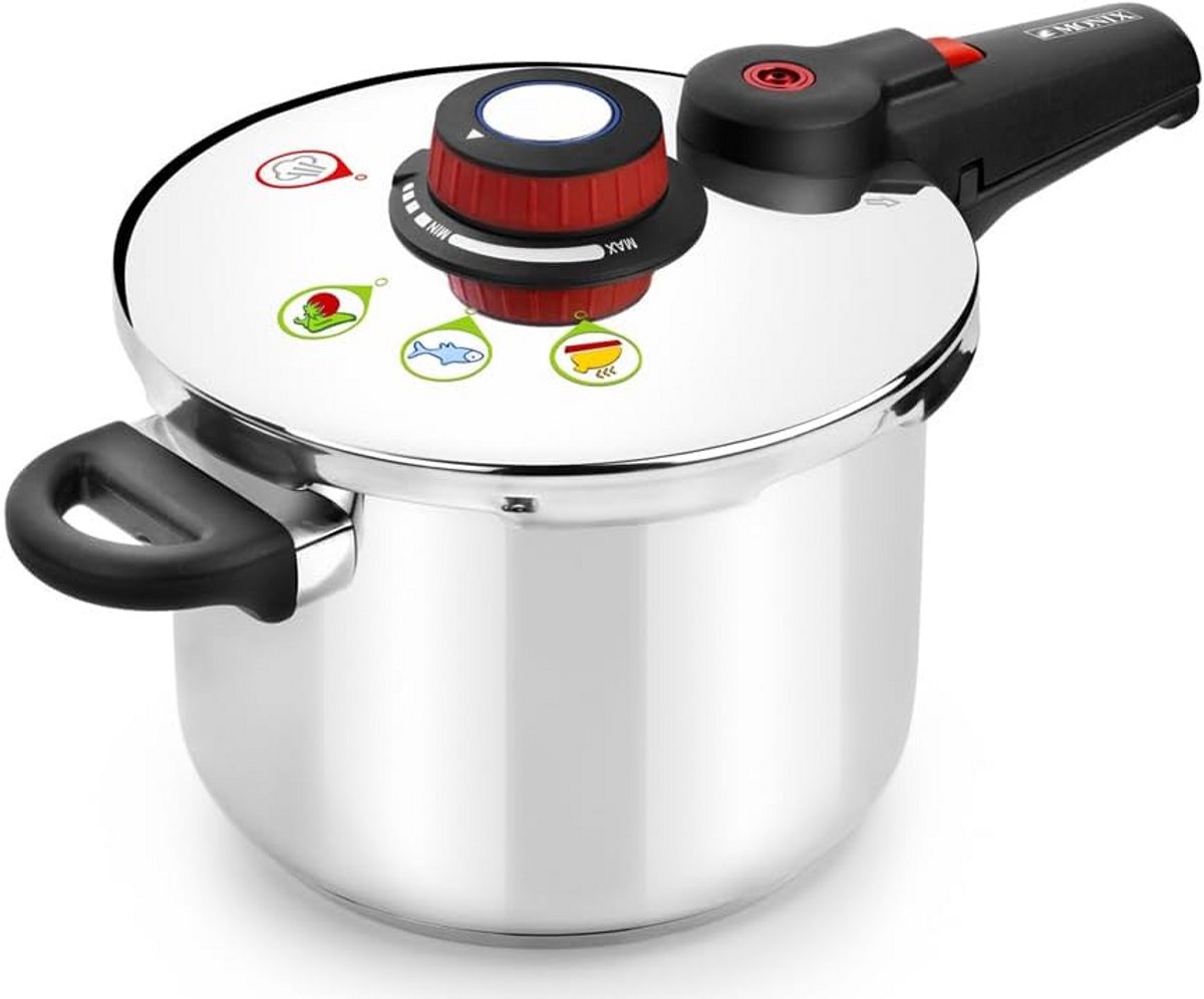 Snelkookpan Rosstvrij Staal 9L - Modern en Efficiënt Koken