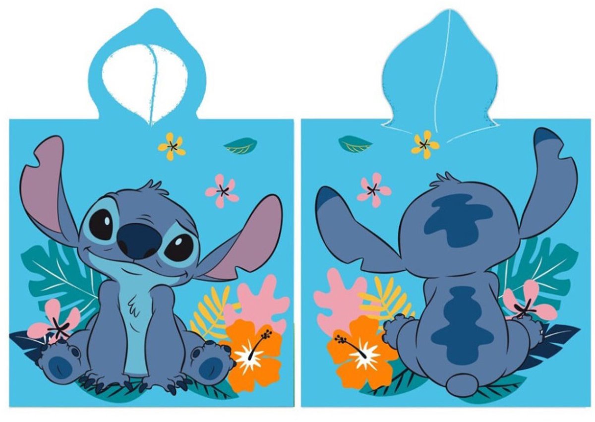 Lilo en Stitch poncho badcape