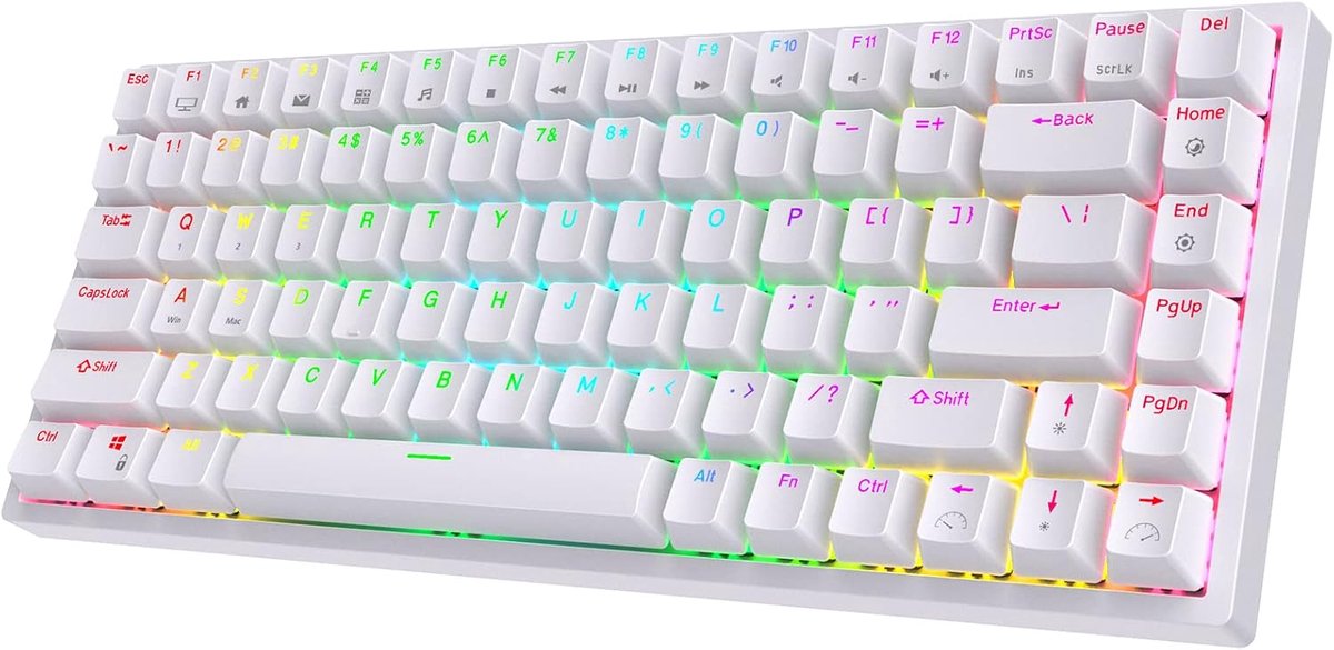 Draadloos RGB Mechanisch Gamingtoetsenbord 75% - Hot-Swap en Drie Modi