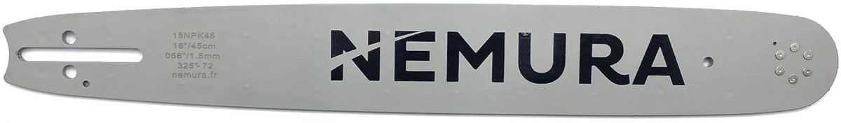 Kettinggeleider voor kettingzaag en takkenmachine - 45 cm snijlengte, 1,5 mm met 325 inch verdeling