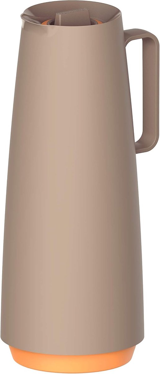 Thermoskaraf 1000 ml - Beige polypropyleen met glazen inzetstuk