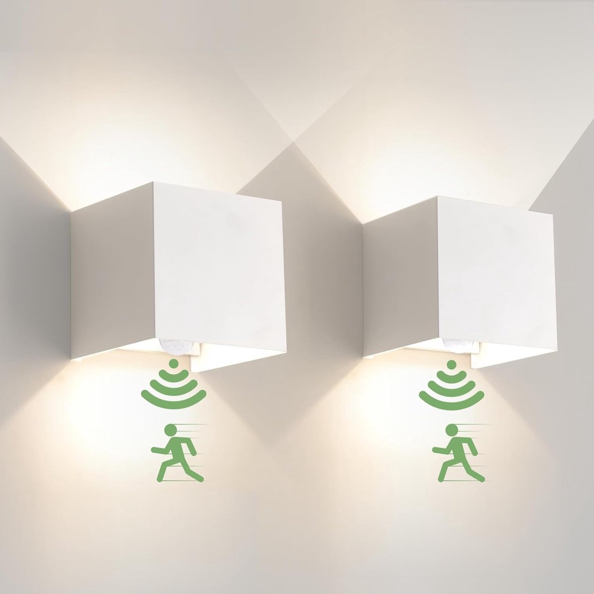 LED Wandlamp Binnen met Bewegingssensor en Verstelbare Stralingshoek 4000K