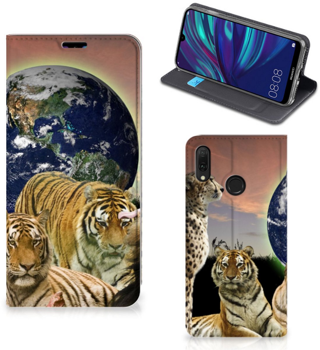 Huawei Y7 hoesje Y7 Pro (2019) Hoesje maken Roofdieren