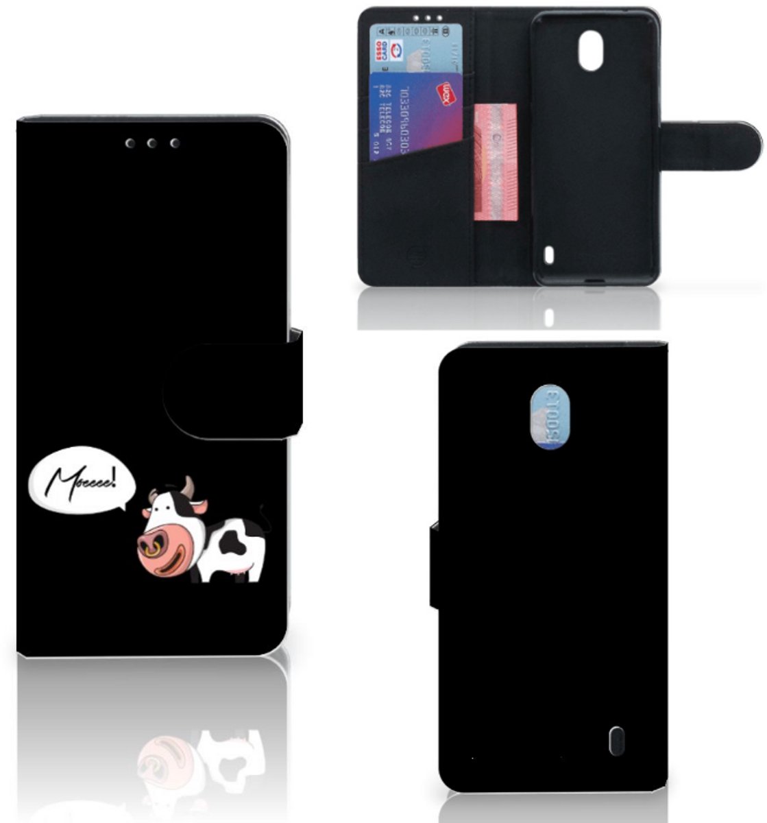 Nokia 1 Plus Leuk Hoesje Cow