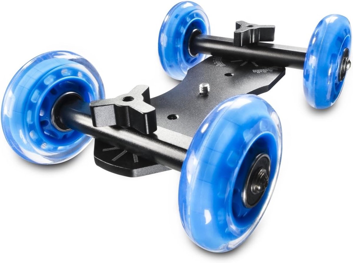 Mini Dolly voor DSLR en Systeemcamera - Professionele Camerawagen voor Stabiele Opnames