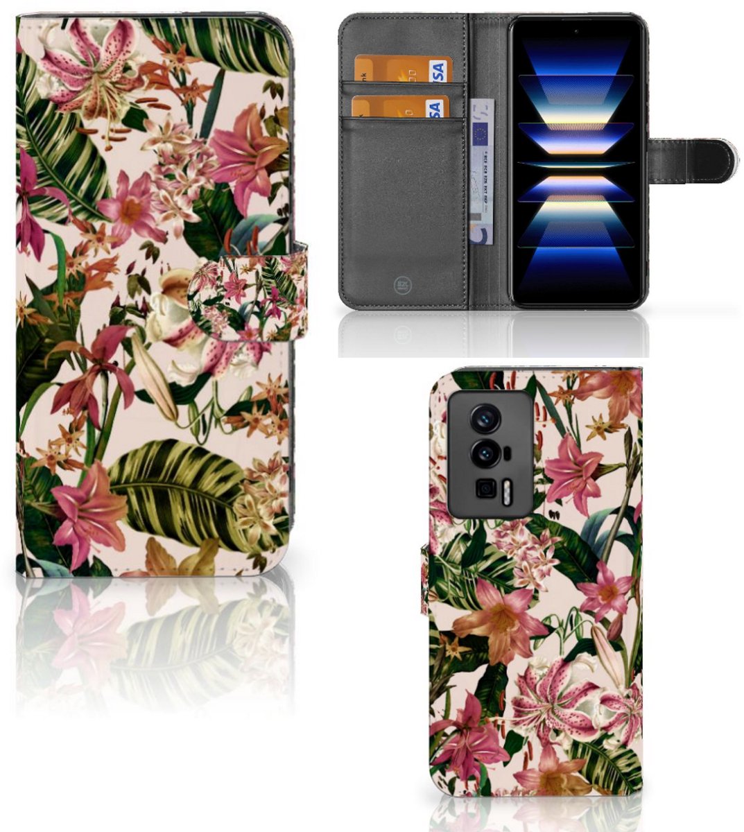 Xiaomi Poco F5 Pro Hoesje Flowers