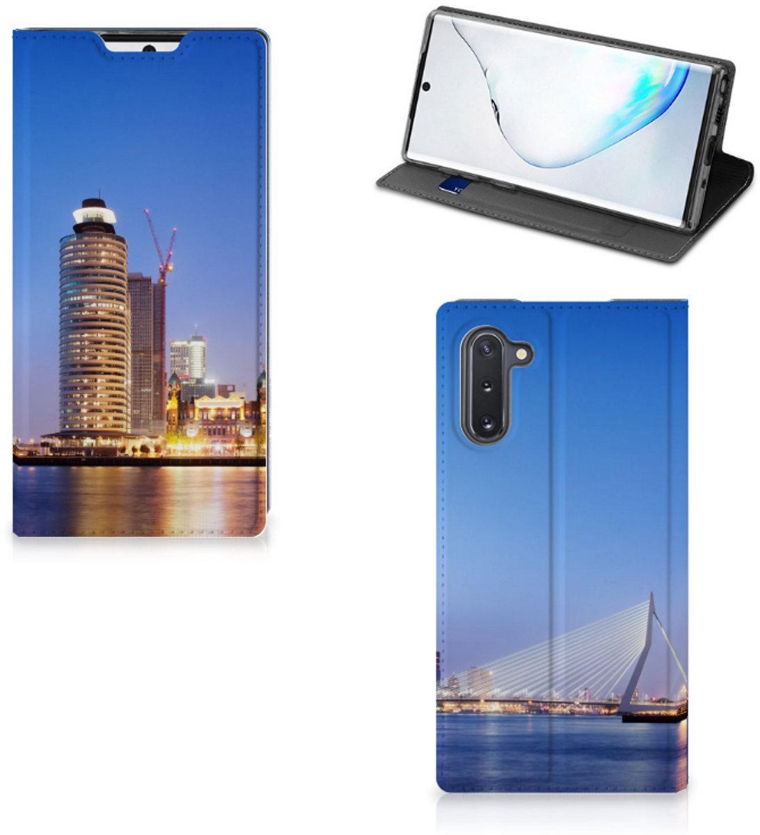 Book Case voor Samsung Galaxy Note 10 Book Cover Rotterdam