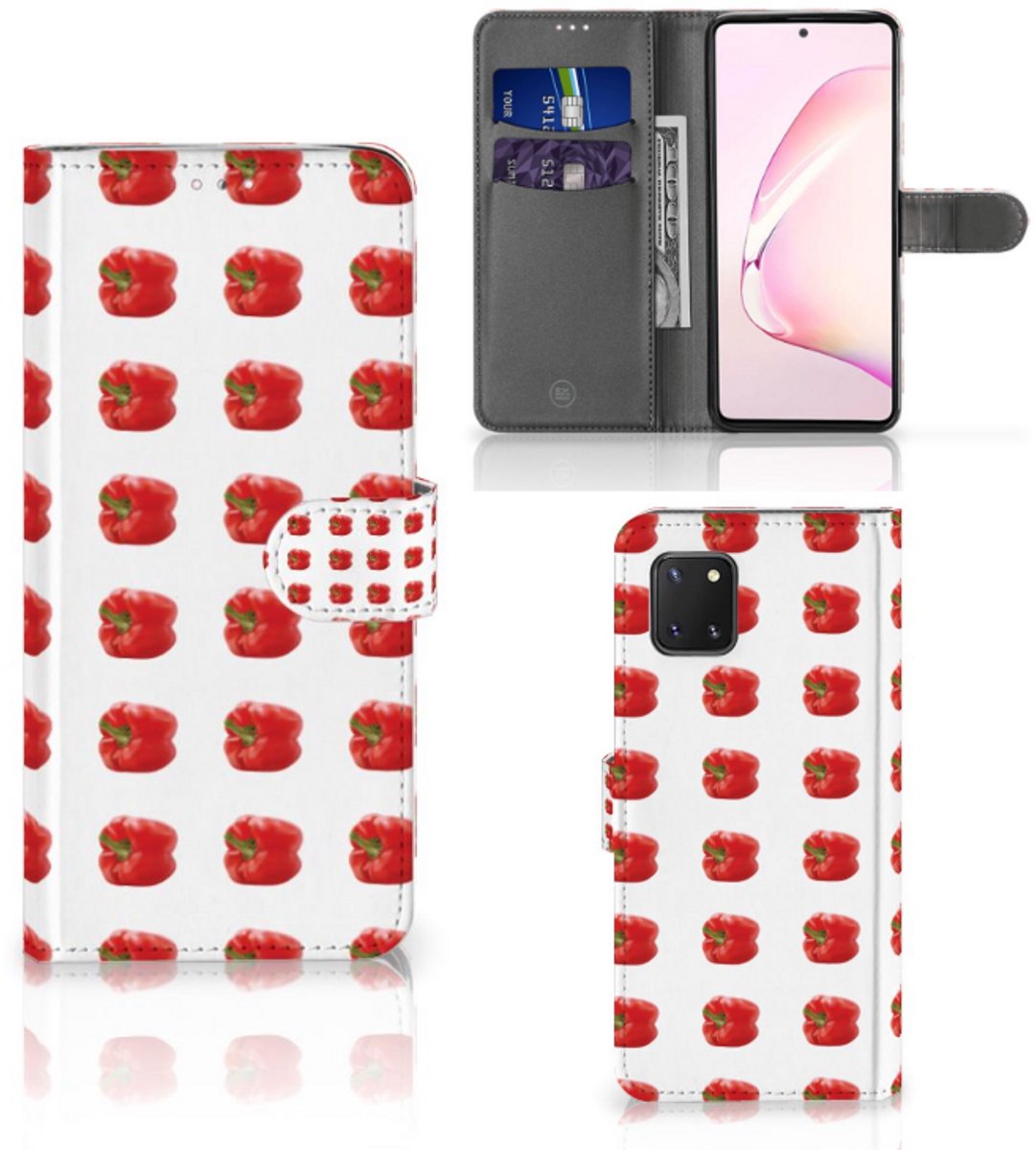 Samsung Note 10 Lite Book Cover Paprika Red
