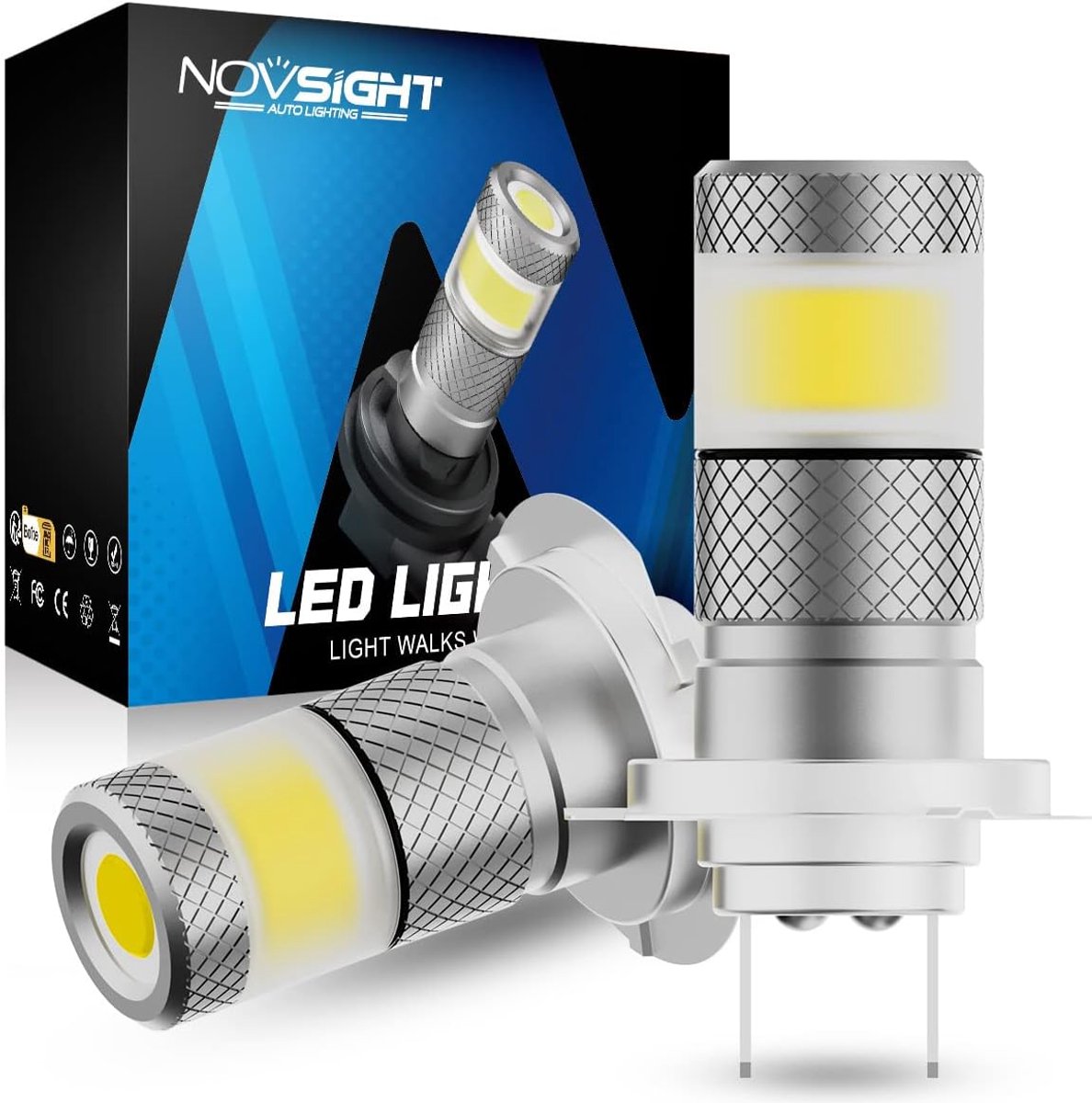 9005 HB3 LED mistlampen - 2500 lumen, 6500 K helderheid, superhelder voor mistlampen, halogeenlampen en dagrijverlichting