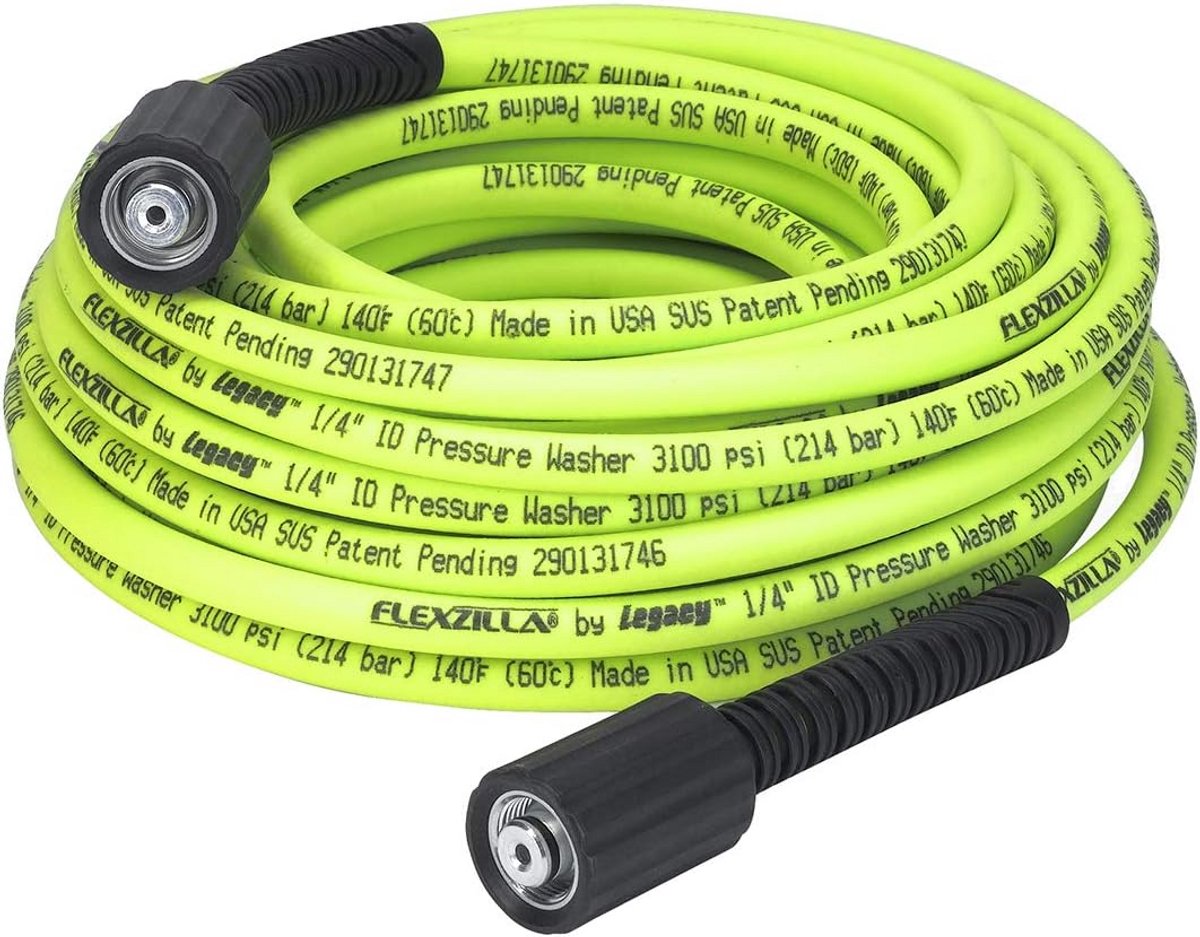 Flexibele Hogedrukreiniger met M22-accessoires, 1/4 inch x 50 voet